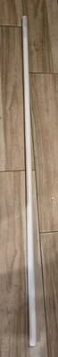 Kirsch Wood Trends 6' Solid Wood drapery pole Smooth White Finish 1-3/8"x6'