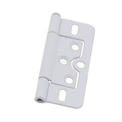 4pcs 77x35mm Iron Flush Door Hinges for Cupboard Wardrobe Cabinet Louvre Doors
