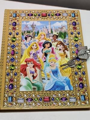 Disney Classic Princesses Diary/ Journal, Lock Included- Unused