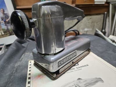 Vintage Sears Roebuck Craftsman Dual Motion Sander Model 315.22462 w/ Manual