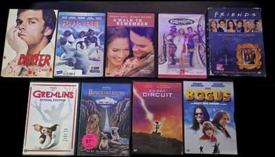 Lot Of 9 DVDs, Nostalgic Classic Movies And 2 TV SHOW SEASONS