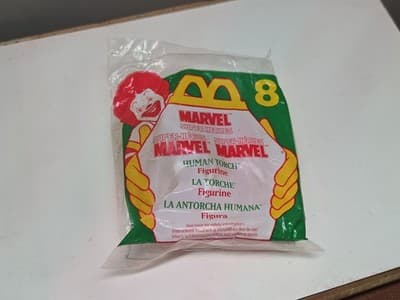 McDonalds Happy Meal Marvel Superheroes Human Torch #8