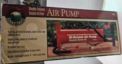 Ozark Trail Double Quick III High Output Air Pump HandPump OpenBox Vintage RARE