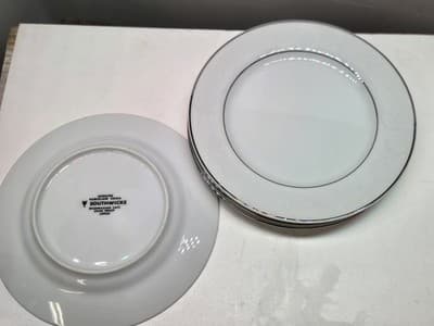 VIntage Southwicke Japan genuine porcelain china PLATES 6.5" SET OF 4