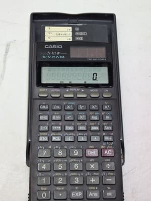 Casio FX-115W S-V.P.A.M. Scientific Calculator 2 Way Solar Power