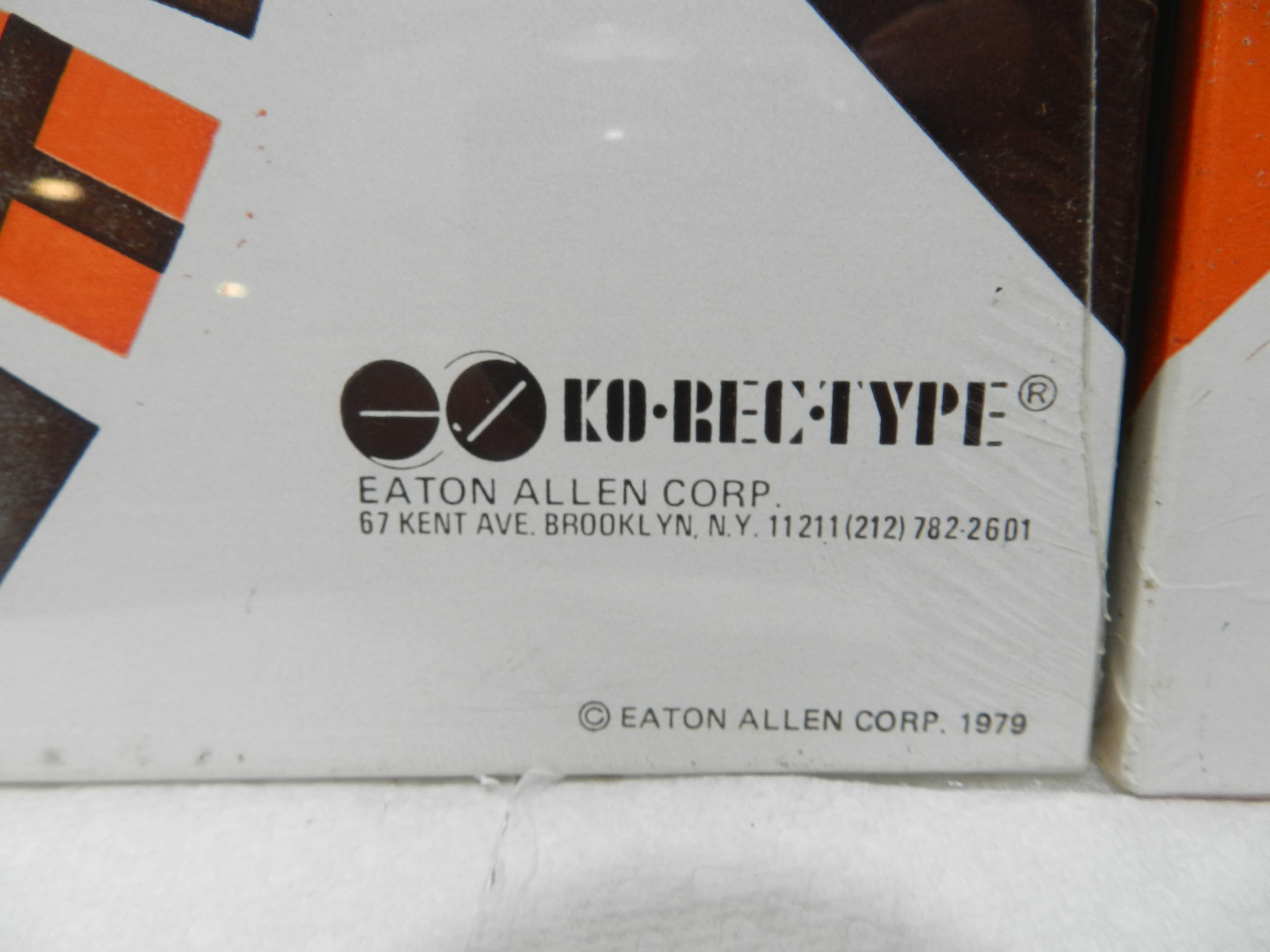 2 Vintage Carbon Paper Flag Ship Allied Pencil 16RP KO-REC-TYPE Blue Finish N58J