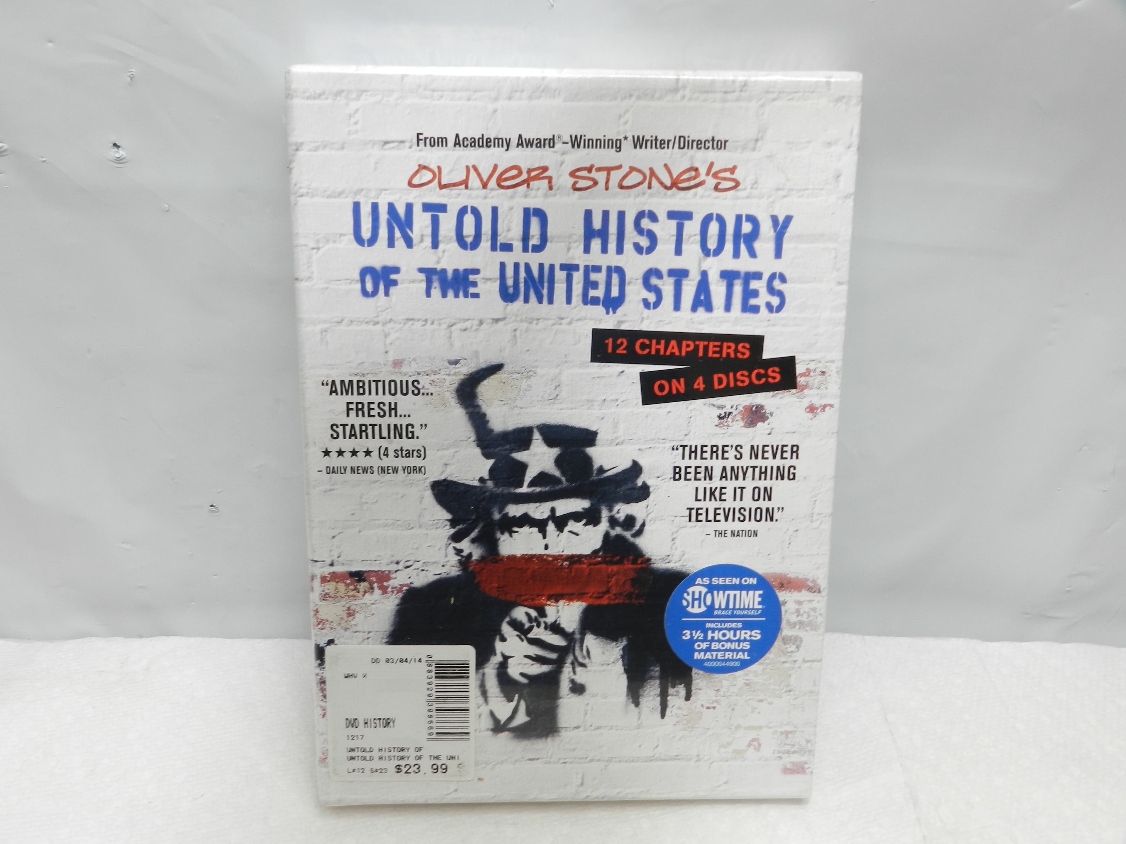 Oliver Stones Untold History of the United States DVD 4-Disc Box Set Sealed N62J