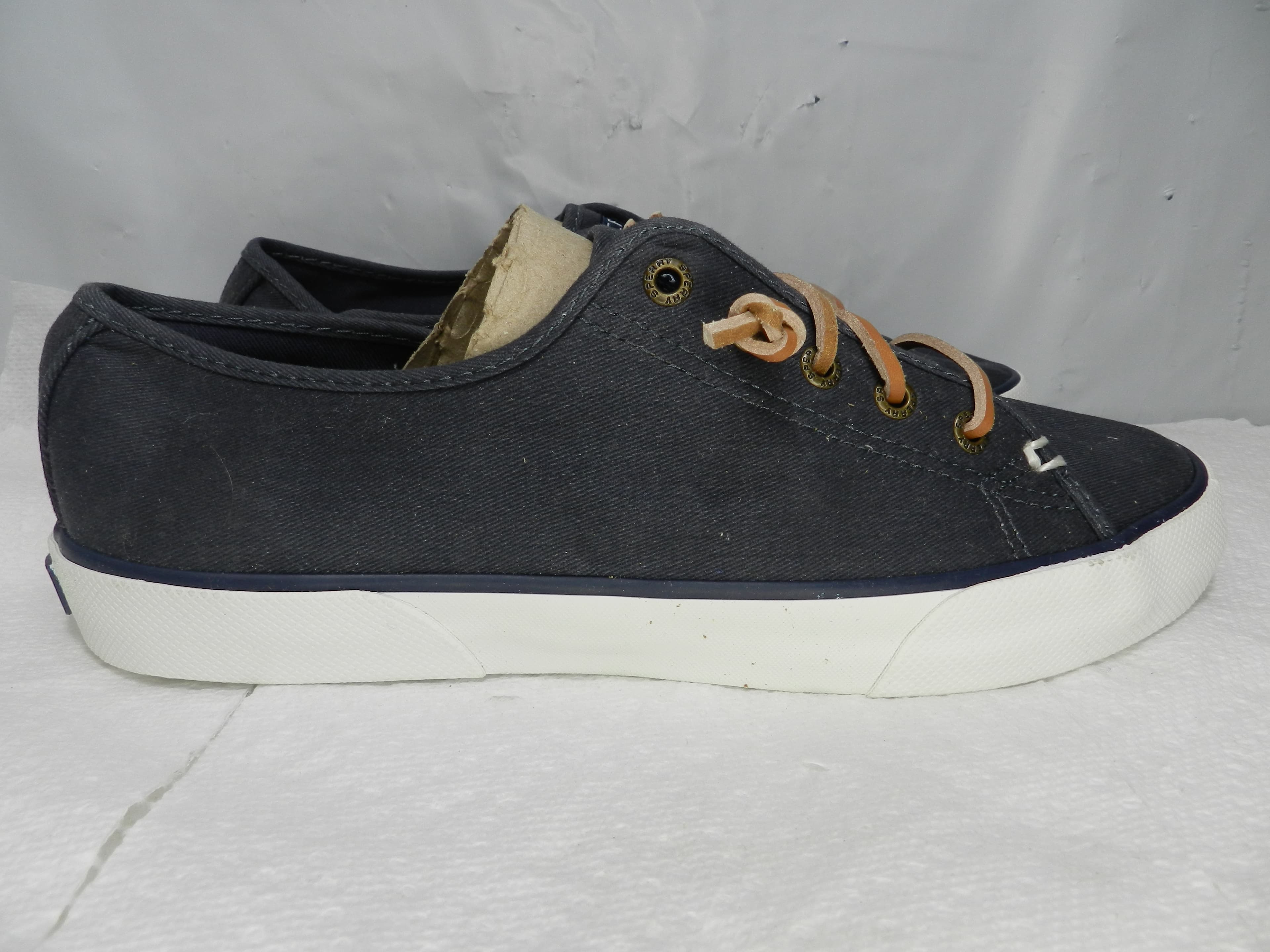 Sperry Top Sider Anglefish Women's Slip On Grey Boat Shoes Size 8M STS95129 N71