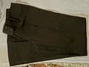 Copper Key WOMEN'S Black Shiny Cuffed Flare Casual PANTS Slacks SZ 5