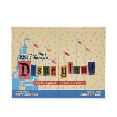 BRAND NEW UNOPENED Disneyland 70th Anniversary Souvenir Box Pin Set - LE 1500