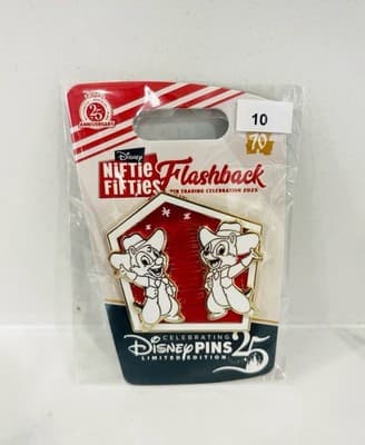 Chip & Dale (Frontierland) Niftie Fifties Flashback Pin 2025: DL LE 500