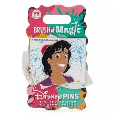 Disney Aladdin May 2026 Brush of Magic Pin 1992 Single LE 3750 (IN HAND)
