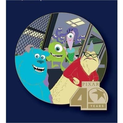 D23-Exclusive Monsters Inc. Pin Pixar Animation Studios 40th Anniversary LE 1000
