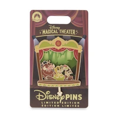 Simba, Timon and Pumbaa Slider Pin The Lion King -Disney Magical Theater LE 4500
