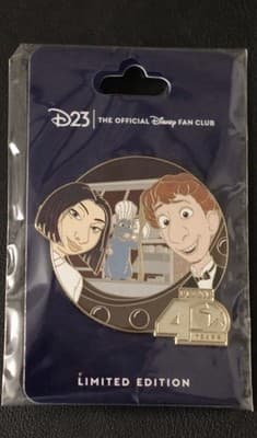 D23-Exclusive Ratatouille Pin -Pixar Animation Studios 40th Anniversary -LE 1000