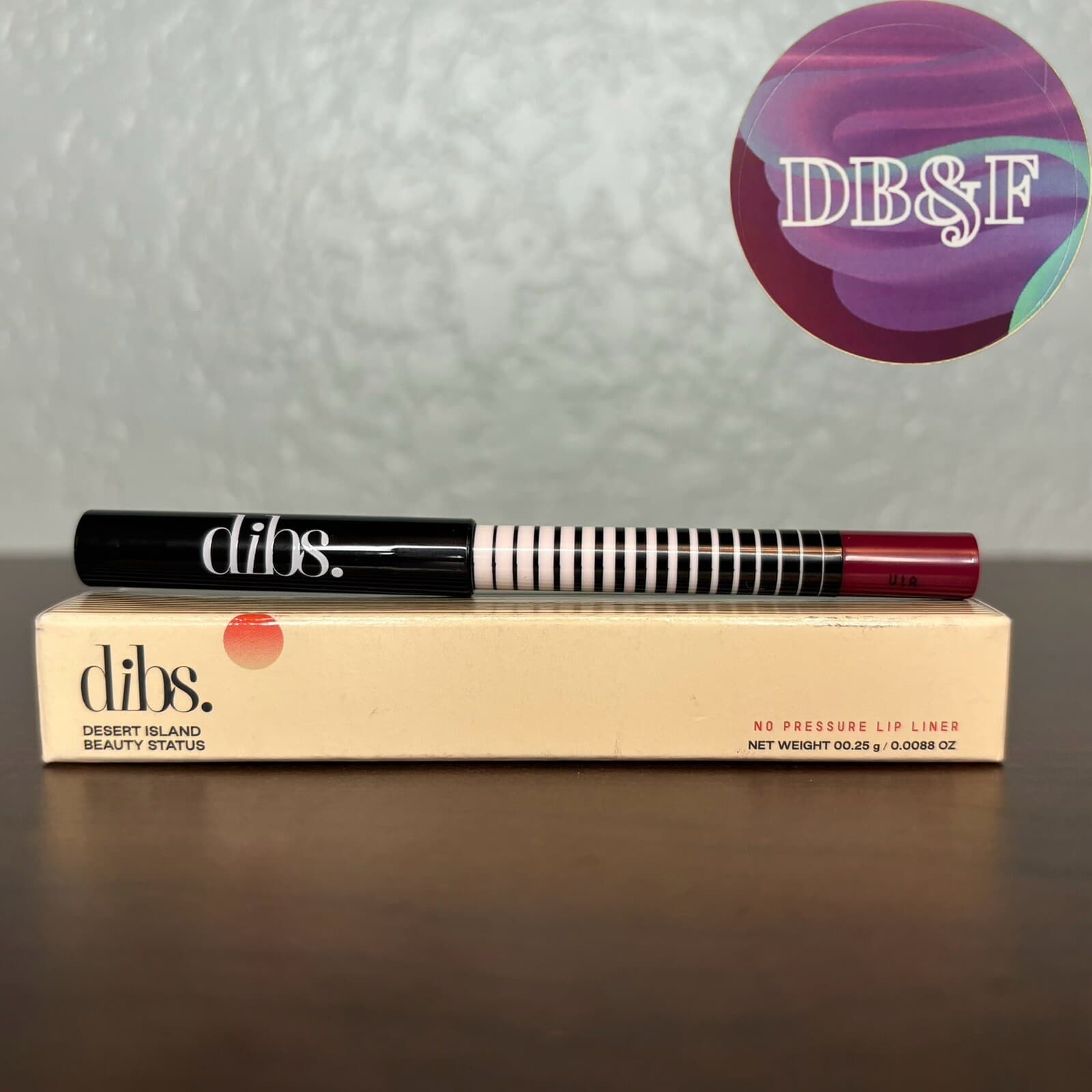 DIBS Beauty No Pressure Lip Liner in Burgundy