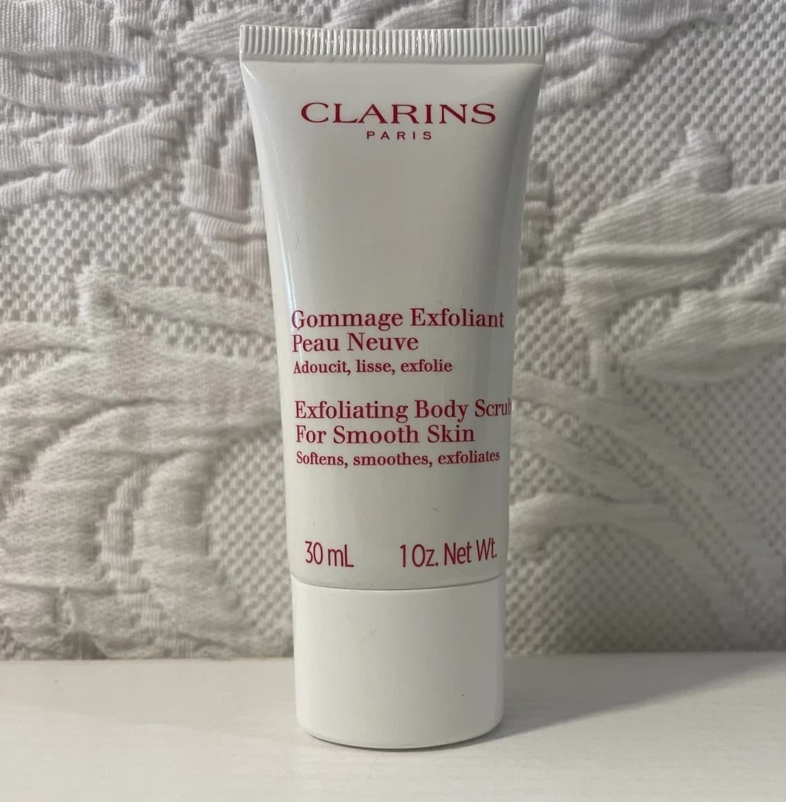 Clarins Exfoliating Body Scrub Softens, Smooths, Firms, Hydrates 1oz/30ml SEALED