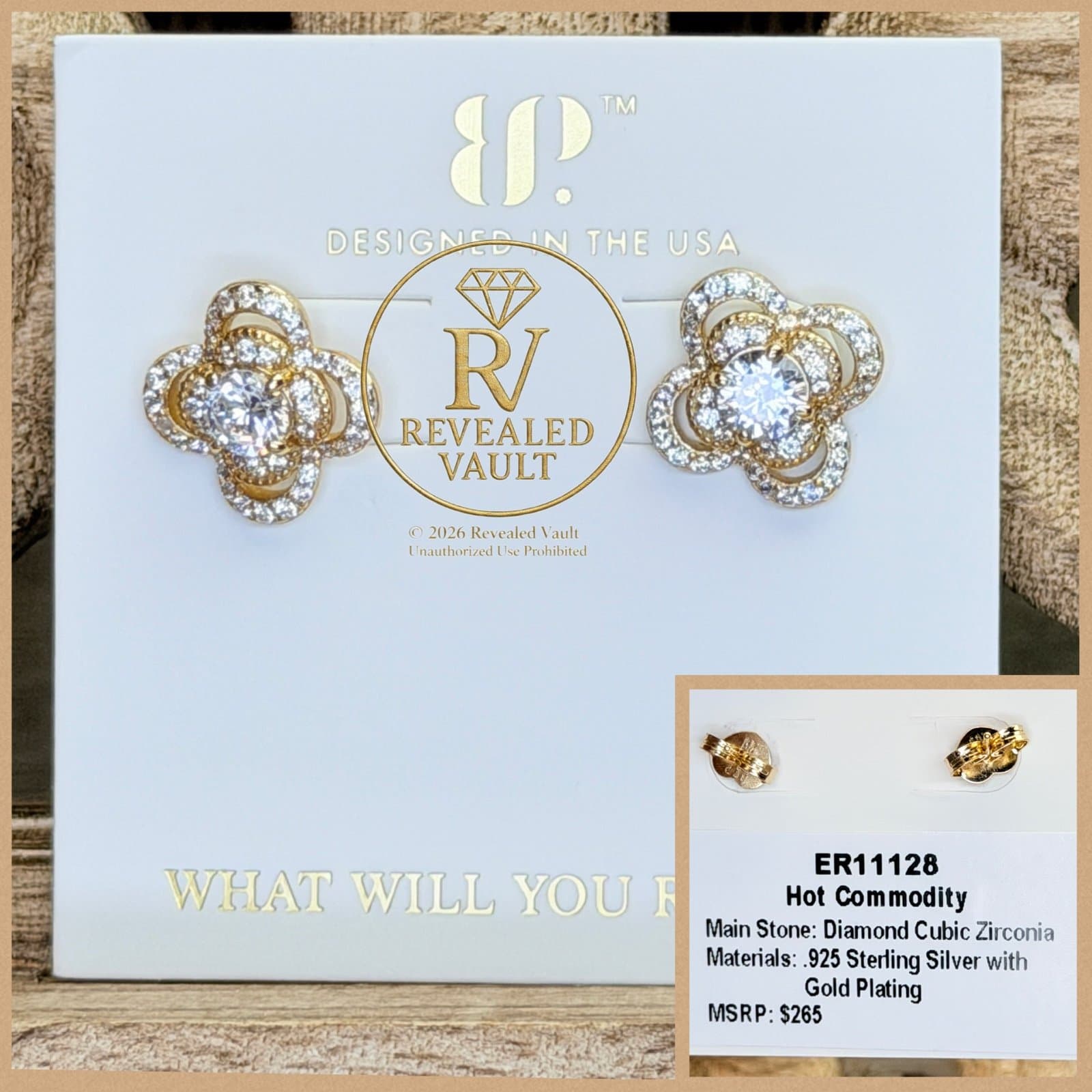 Bomb Party Hot Commodity Sterling Club Vermeil