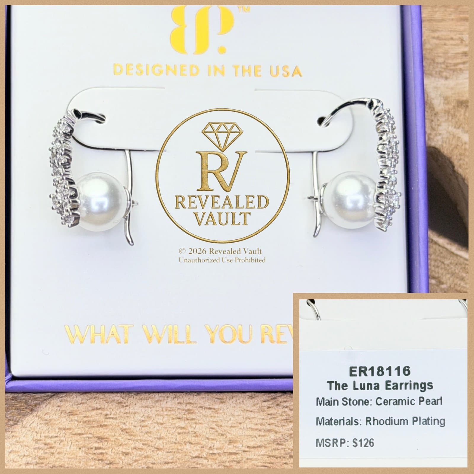 Bomb Party The Luna Earrings June Birthday 2026
