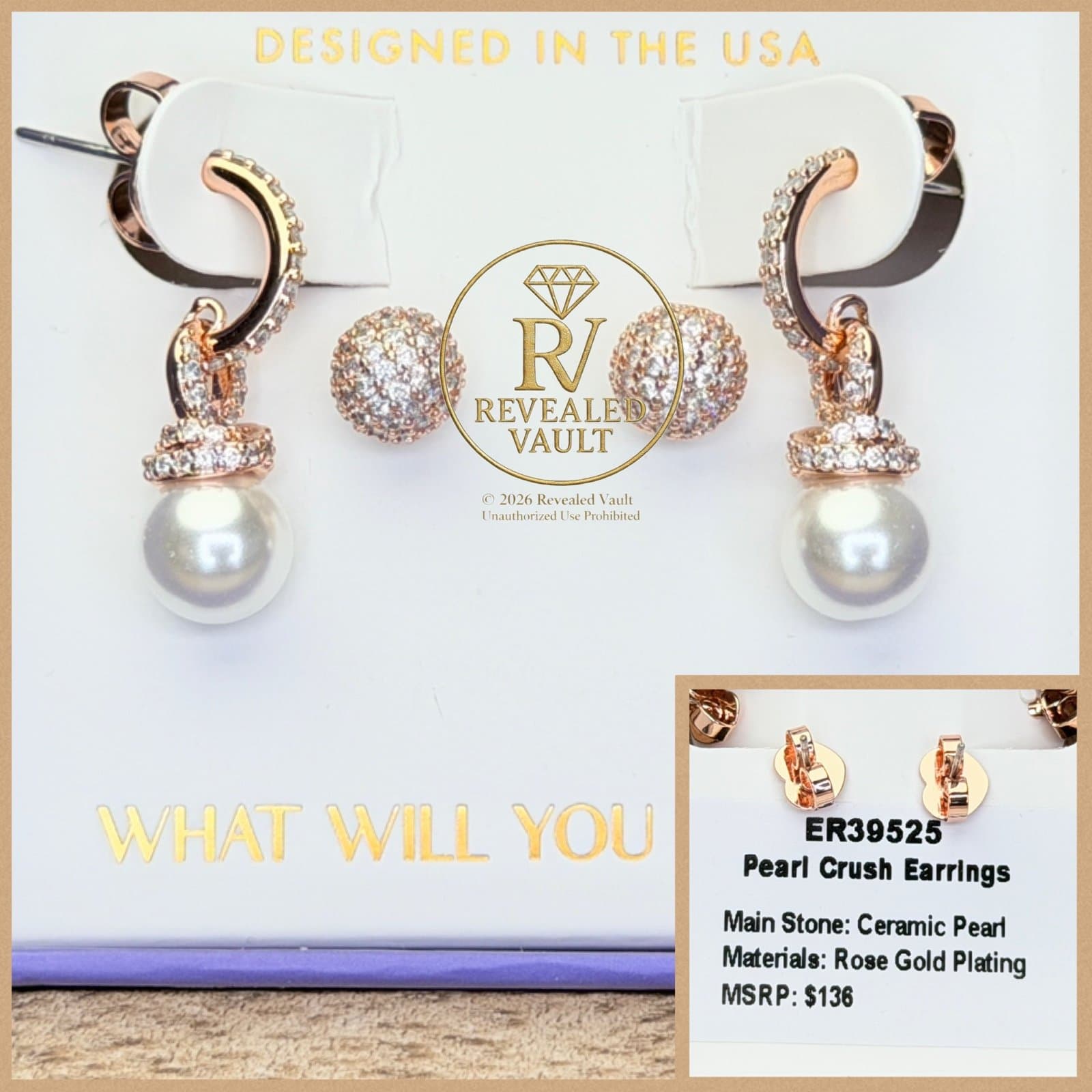Bomb Party Pearl Crush Earrings June Birthday 2026