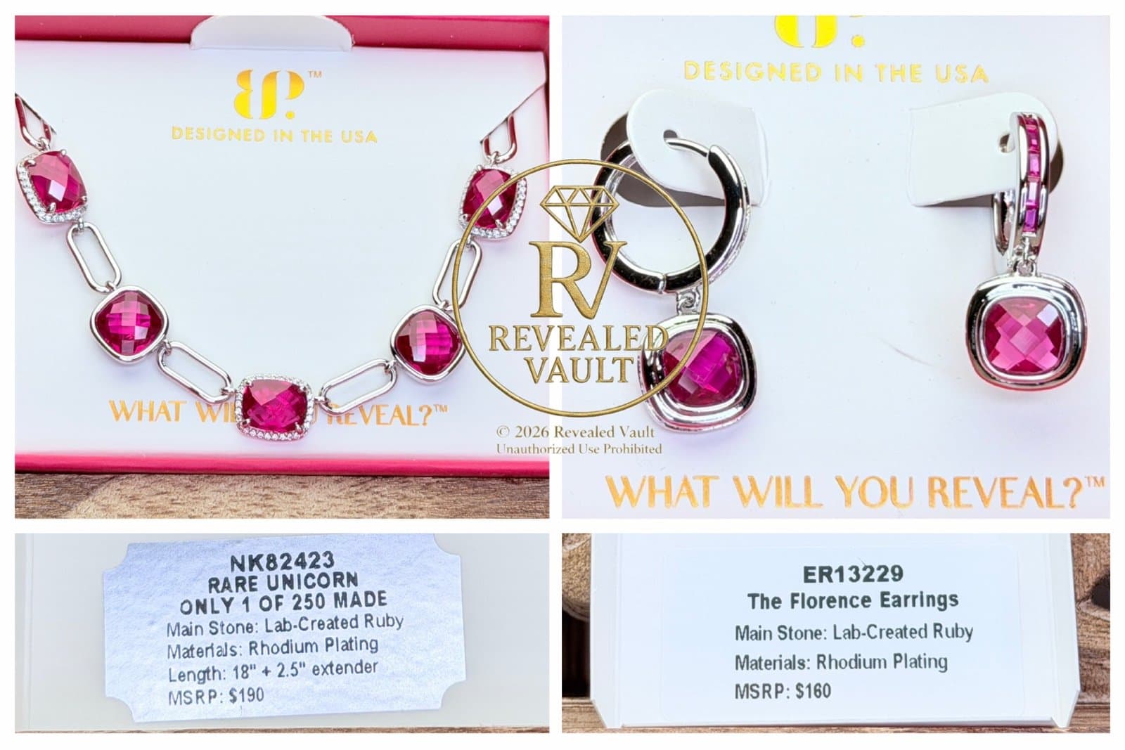 Bomb Party RARE UNICORN ONLY 1 OF 250 & The Florence Earrings July Birthday 202