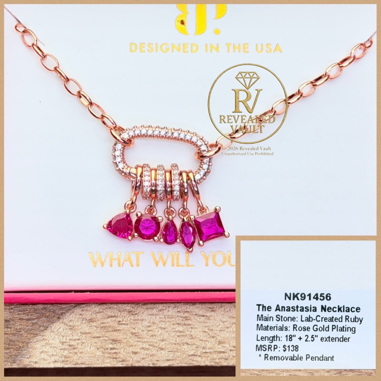 Bomb Party The Anastasia Necklace July Birthday 2026