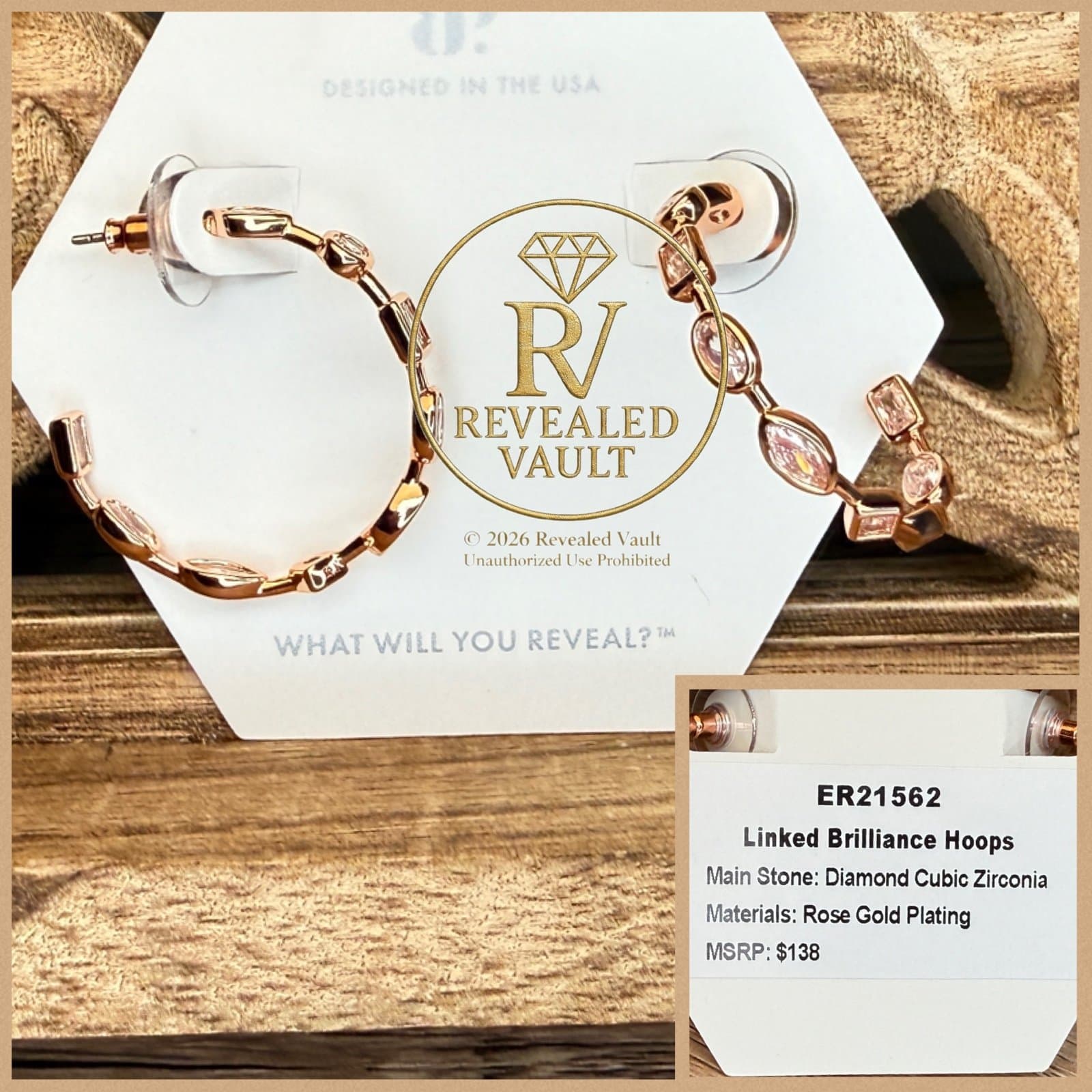 Bomb Party Linked Brilliance Hoops OG
