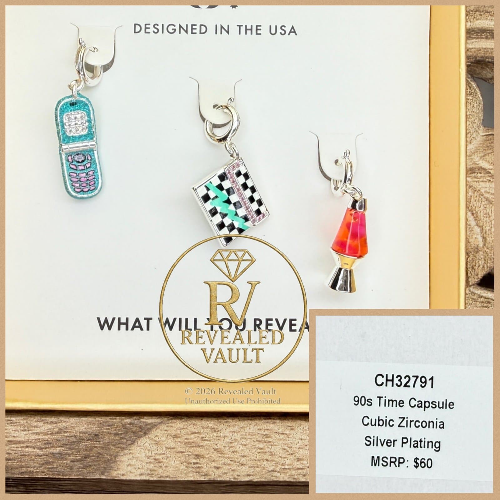 Bomb Party 90s Time Capsule Gem Society Charms