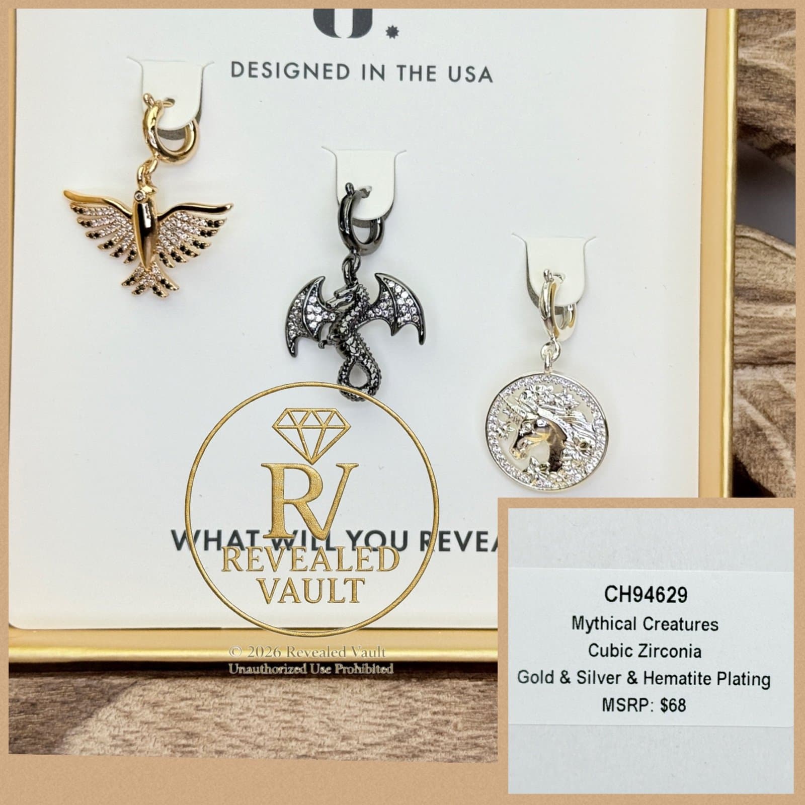 Bomb Party Mythical Creatures Gem Society Charms