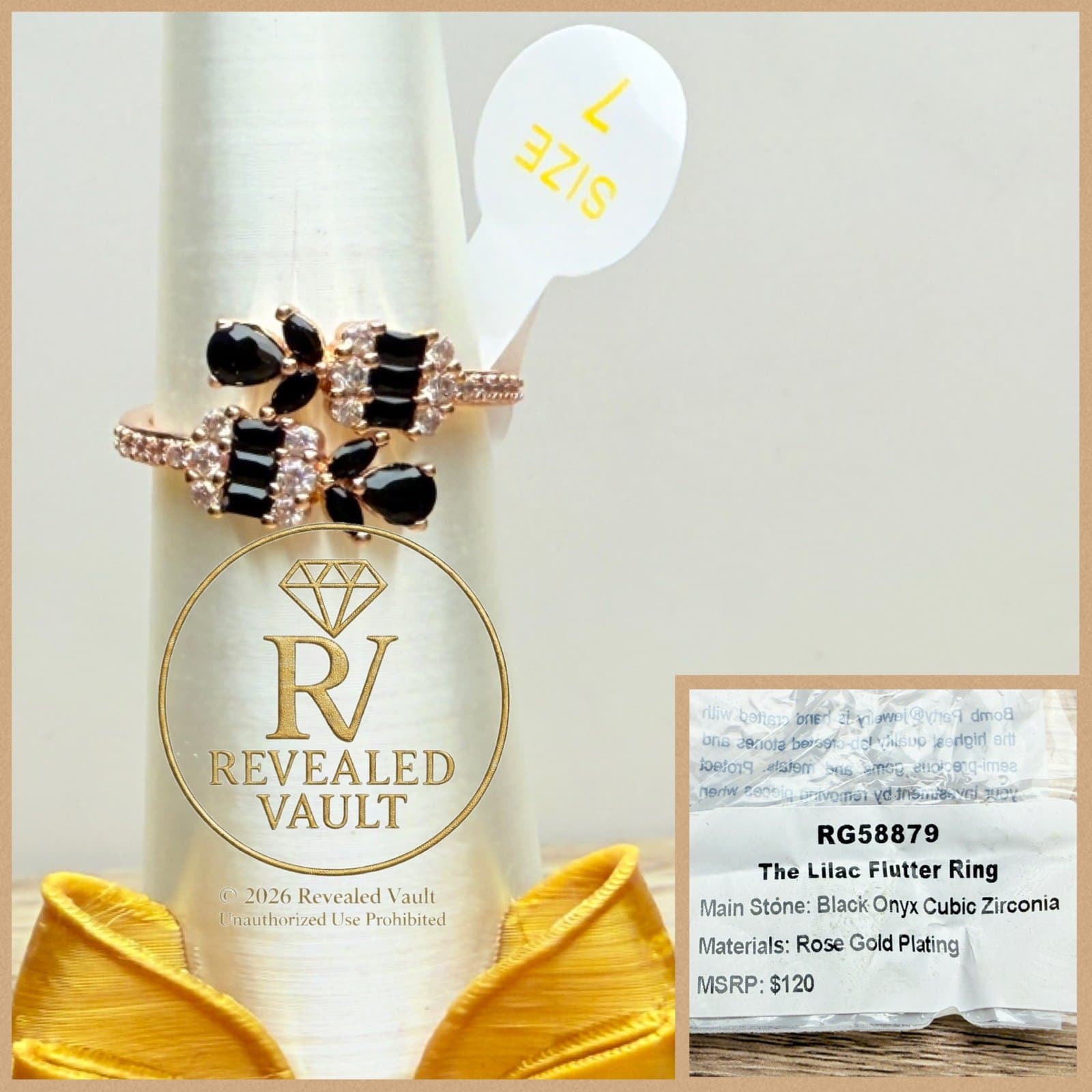 Bomb Party The Lilac Flutter Ring
