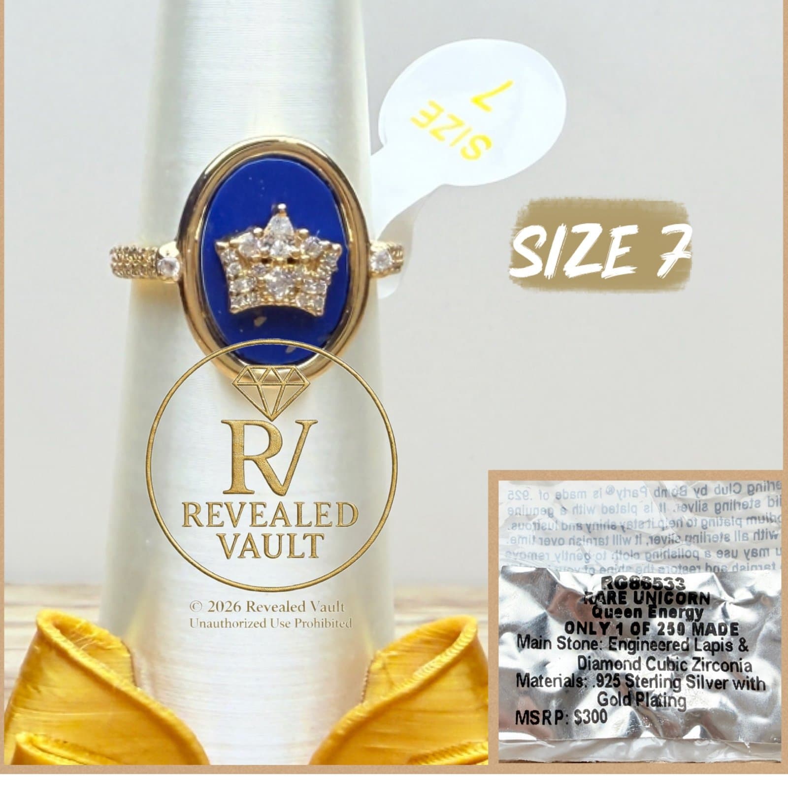 Bomb Party The Sterling Club Vermeil Queen Energy Rare Unicorn Only 1 of 250