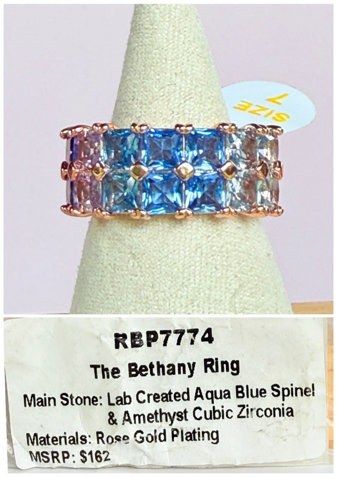 Bomb Party The Bethany Ring Size 7