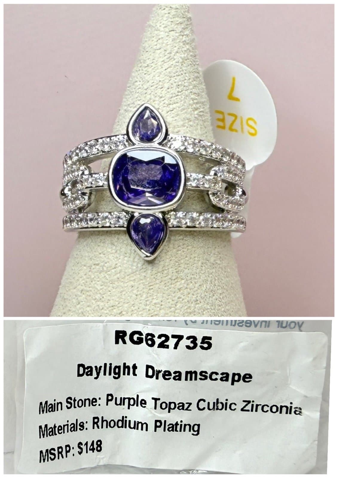 Bomb Party Daylight Dreamscape Size 7 Ring