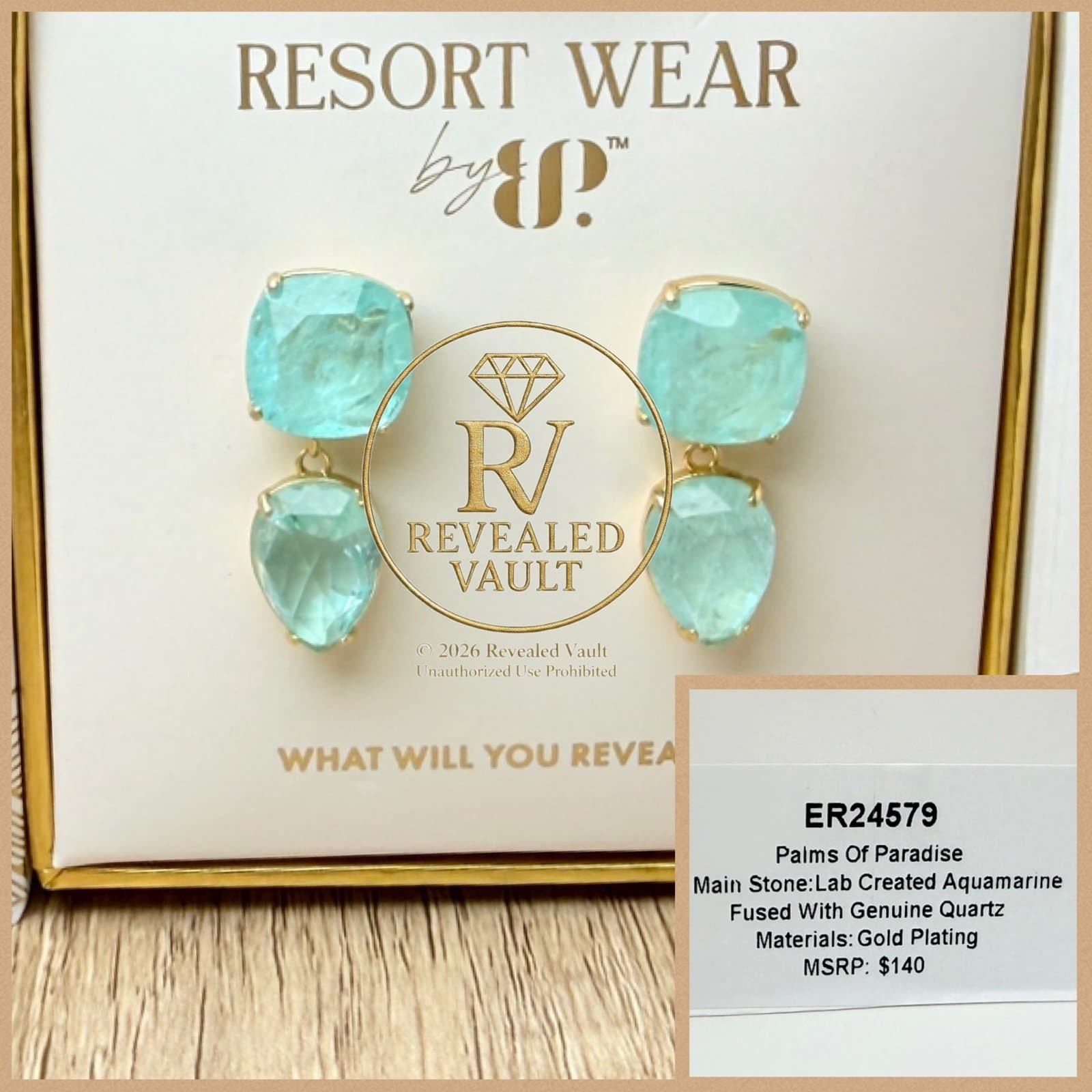 Bomb Party Resort Wear Earrings Palms Of Paradise