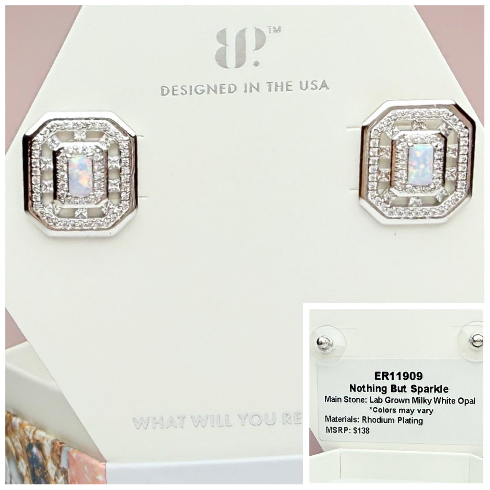 Bomb Party October Earrings Nothing But Sparkle
