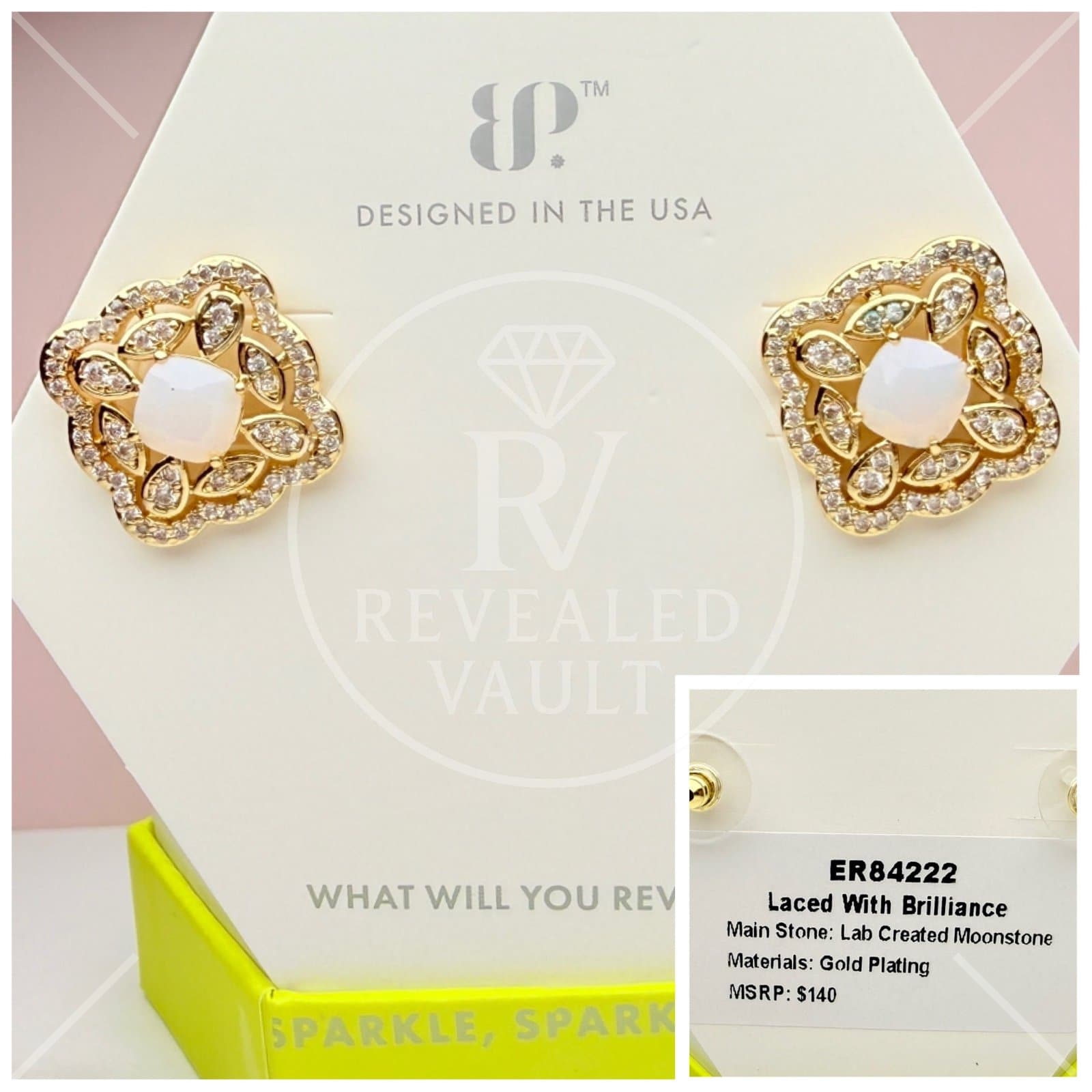 Bomb Party Laced With Brilliance Moonstone