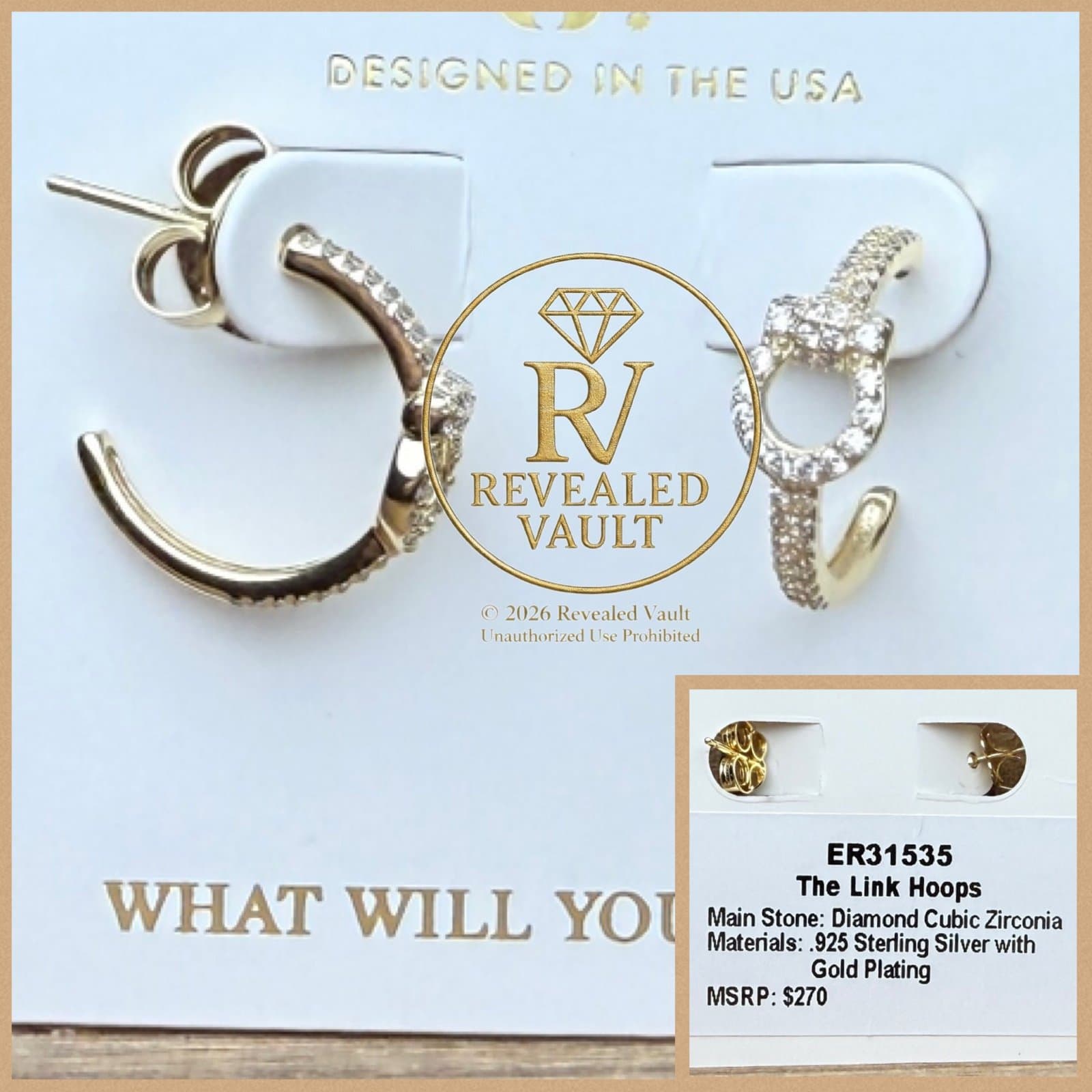 Bomb Party Sterling Vermeil The Link Hoops