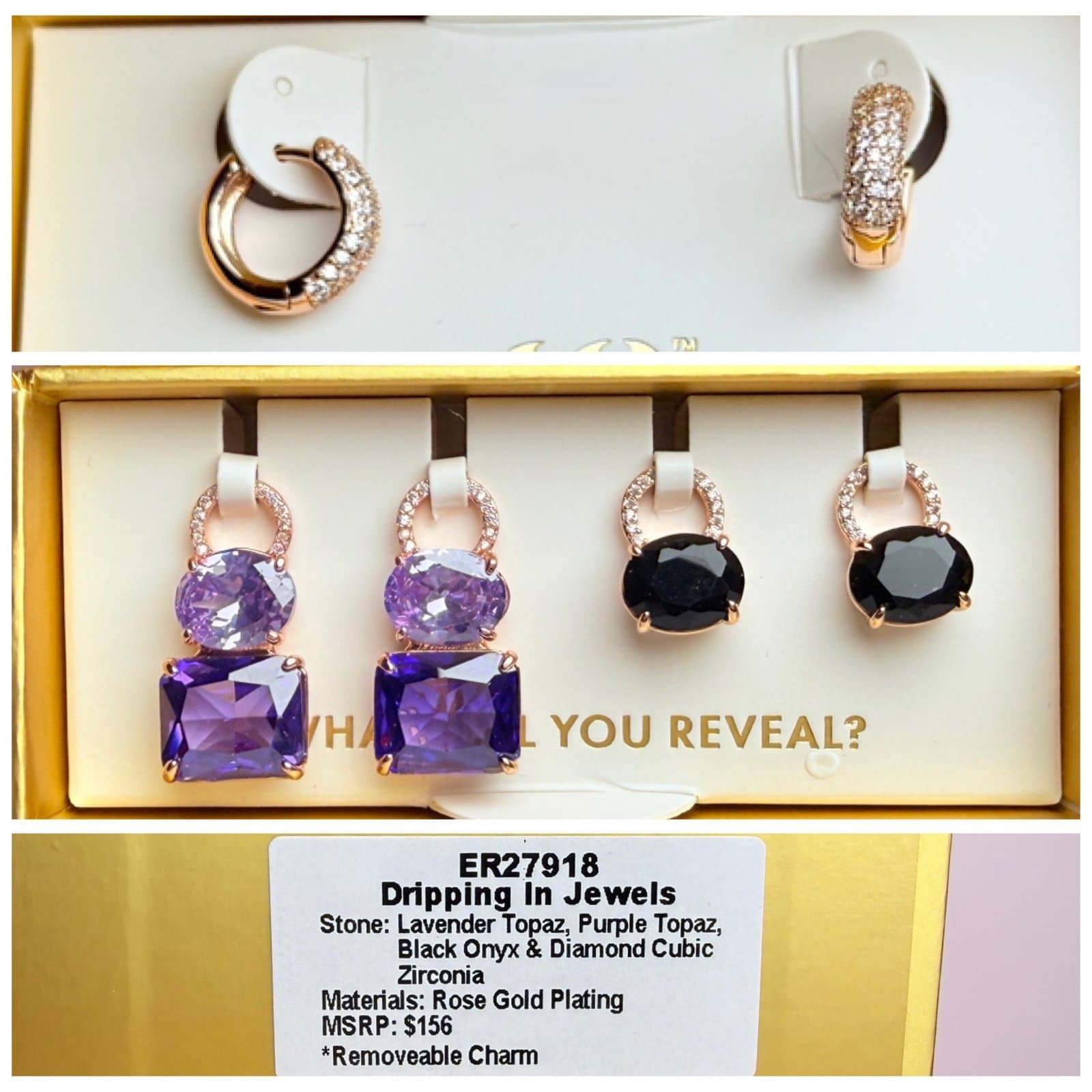 Bomb Party Charming Hoops Dripping In Jewels