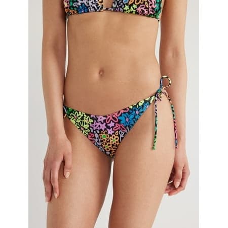 No Boundaries Juniors’ Print String Bikini Bottoms Size (11-13)