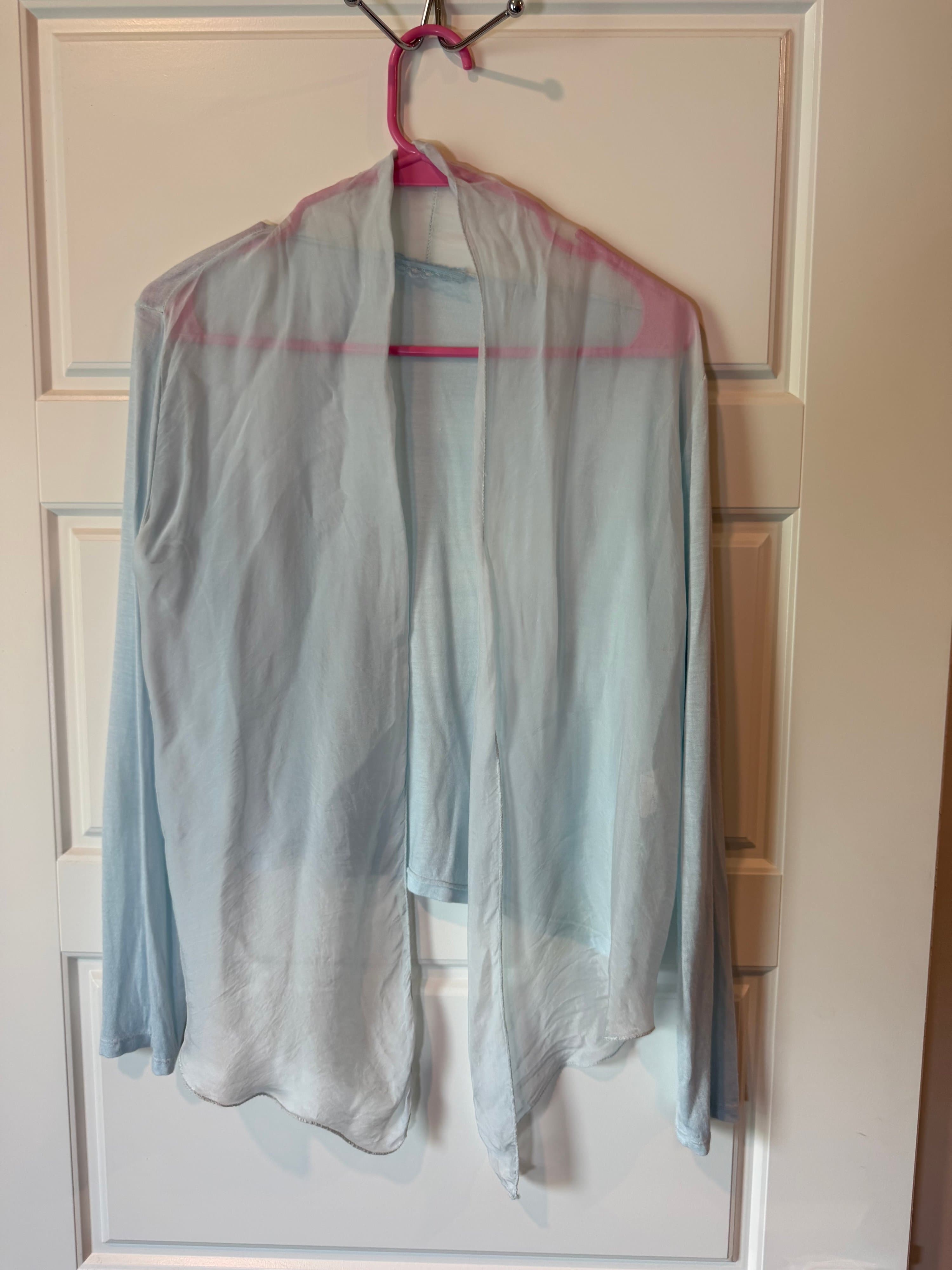 Lightweight Sheer Open Cardigan