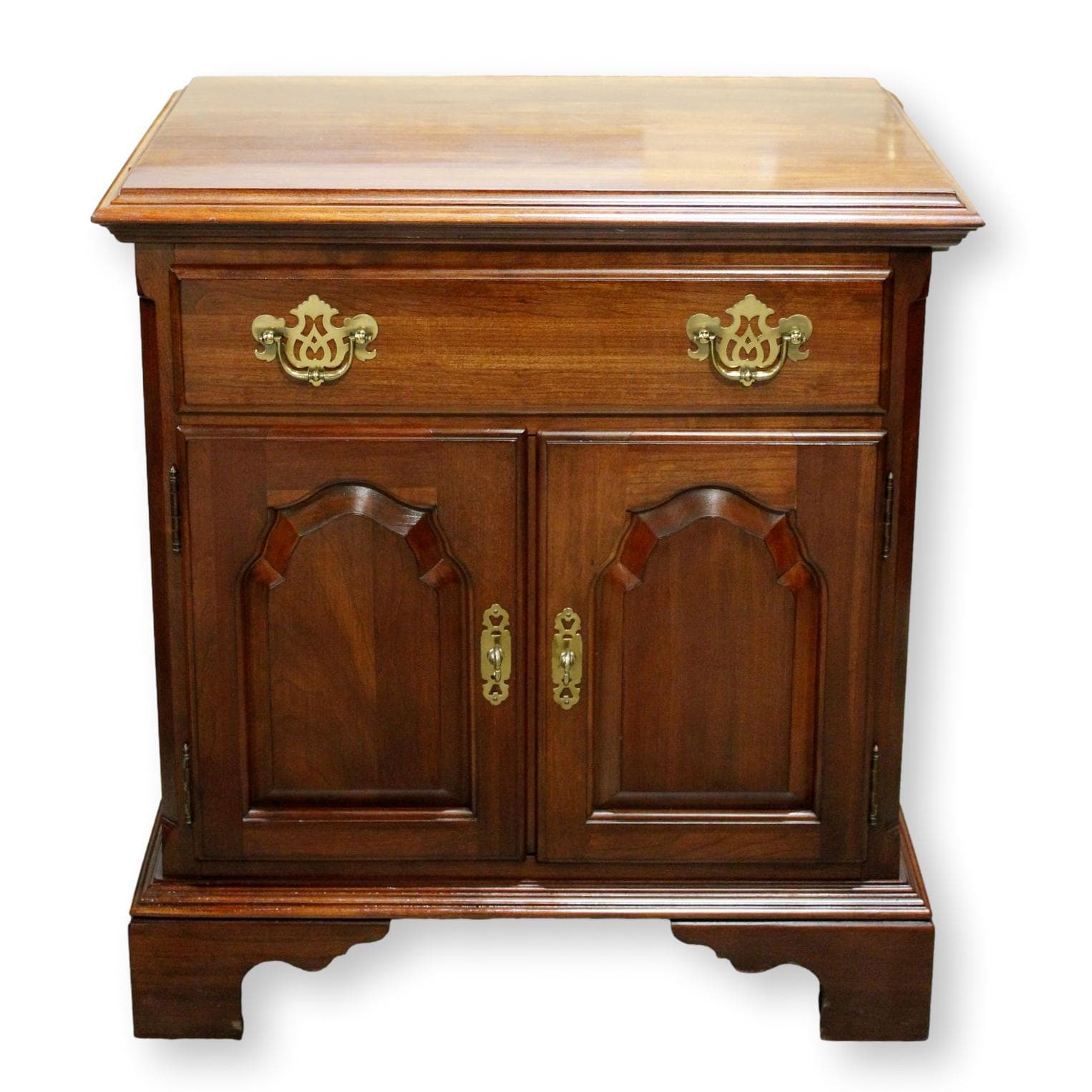Knob Creek Cabinet Nightstand - Cherry