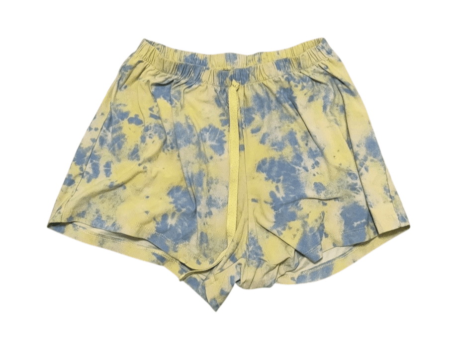 SO Tie-Dye Shorts Size S Yellow Blue