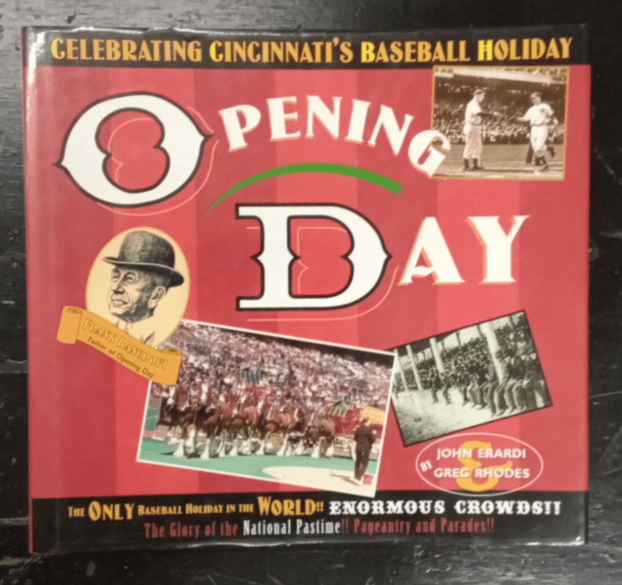 2004 Opening Day Cincinnati Reds Hardback Book. JV