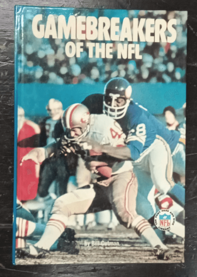 Gamebreakers of the NFL Bill Gutman, Random House 1973, Illustrated HC