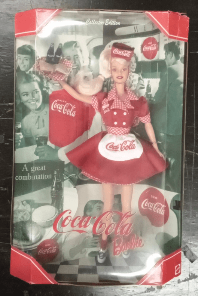 Mattel Coca-Cola Barbie Collector Edition Fashion Doll NRFB
