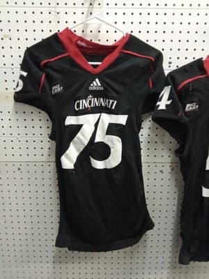 Adidas Cincinnati Bearcats College Football Jersey Black, Various Numbers Sizes