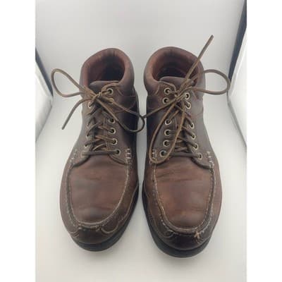 Timberland Men's Chukka Boots size 12 brown leather workwear