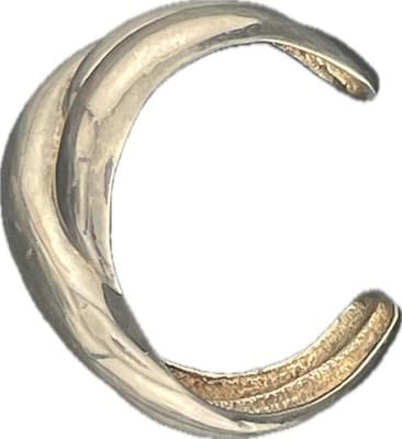Charles Krypell Vintage Sterling Cuff Bracelet Chunky Small Size Knot Signed
