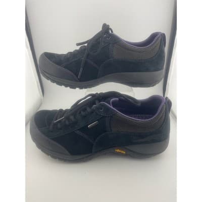 Dansko Paisley Black suede Sneakers Waterproof Comfort Vibram Women's size 39