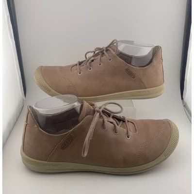 Keen Lorelaii II lace up sneaker women's sz 8.5 light taupe dusty lavender EUC